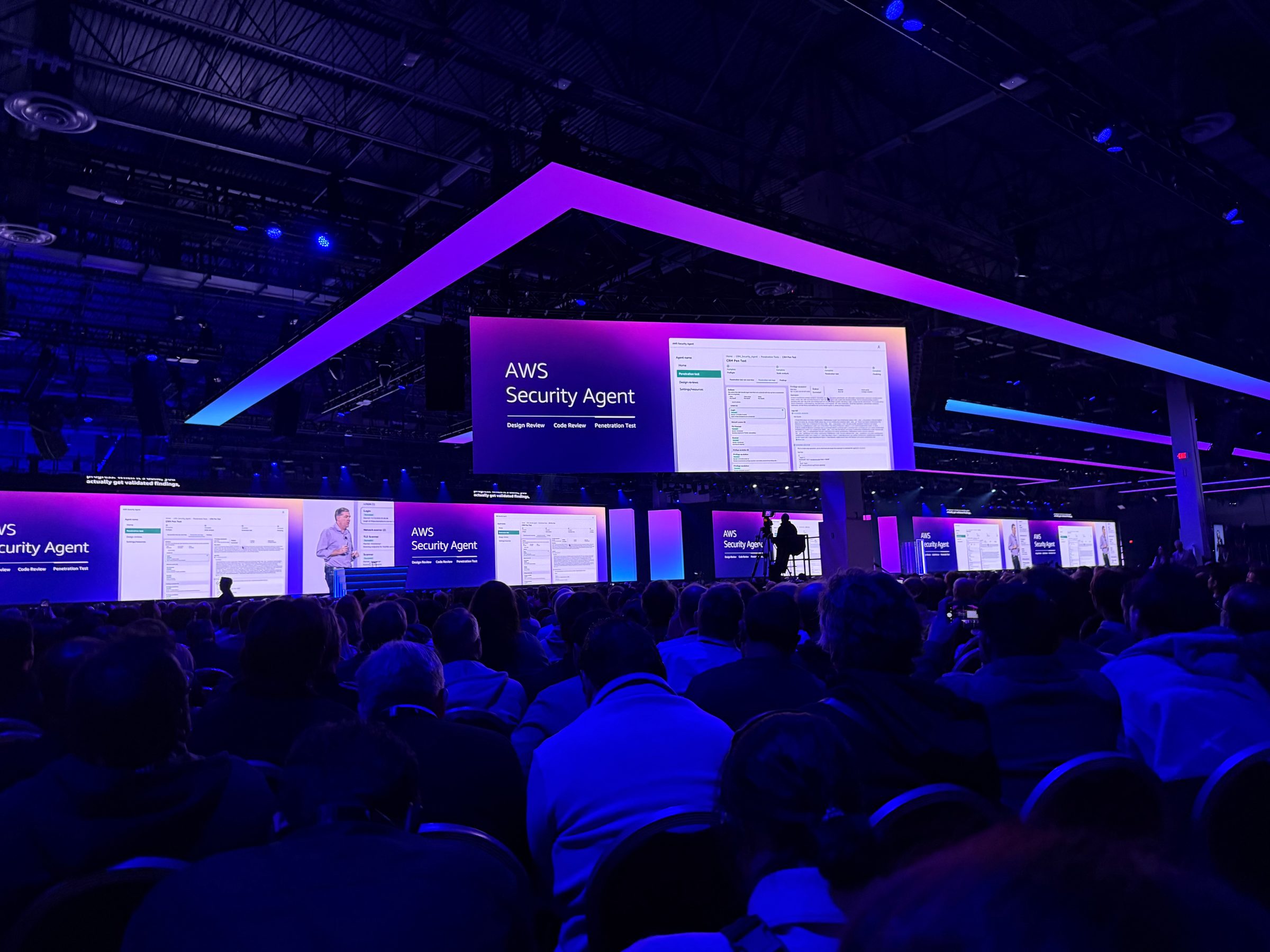 AWS event — animations running at scale with live audience