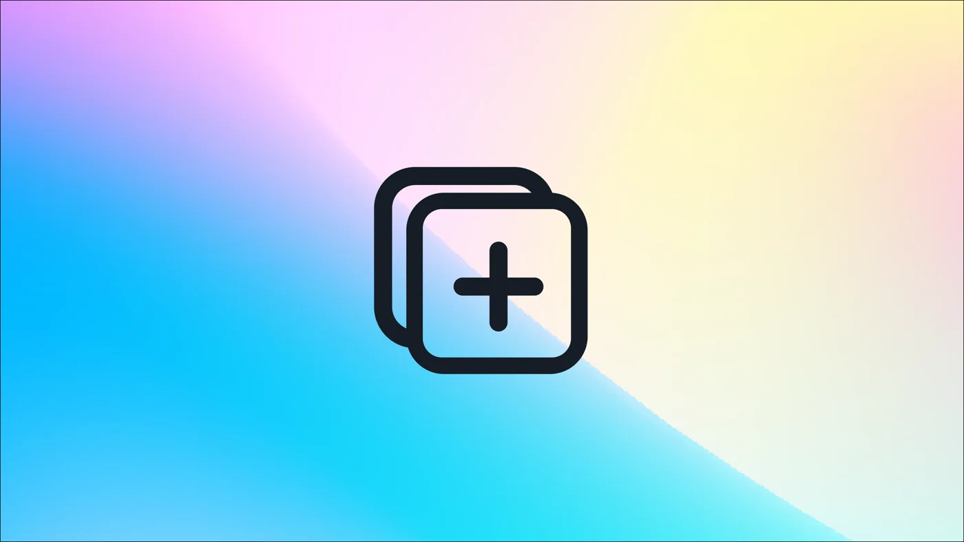 Gradient icon frame — add