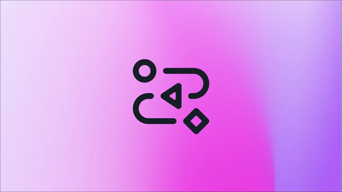 Gradient icon frame — route