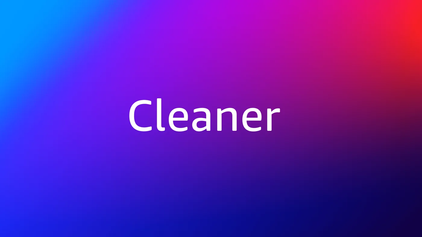 Style frame — Cleaner