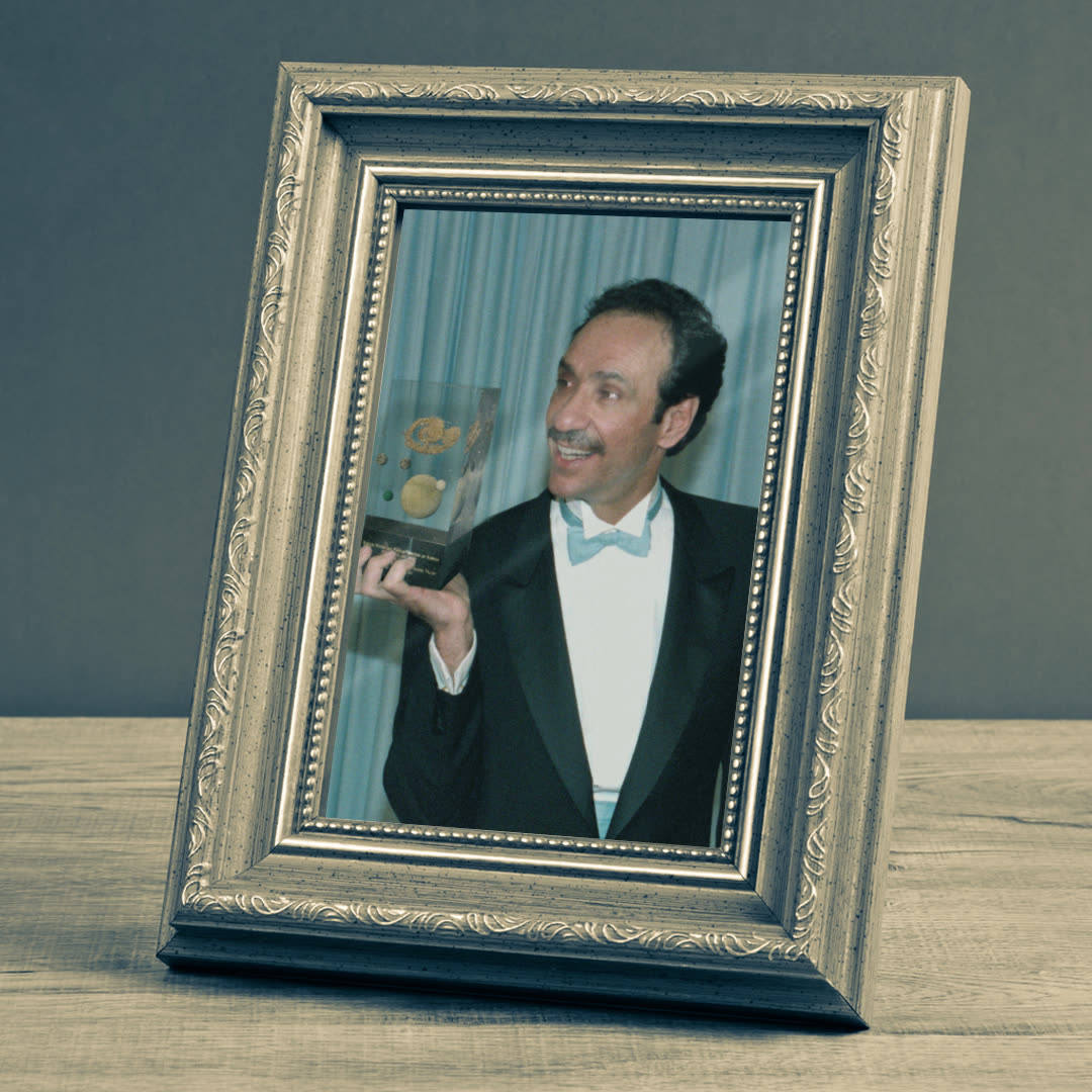 Framed inside-joke photo