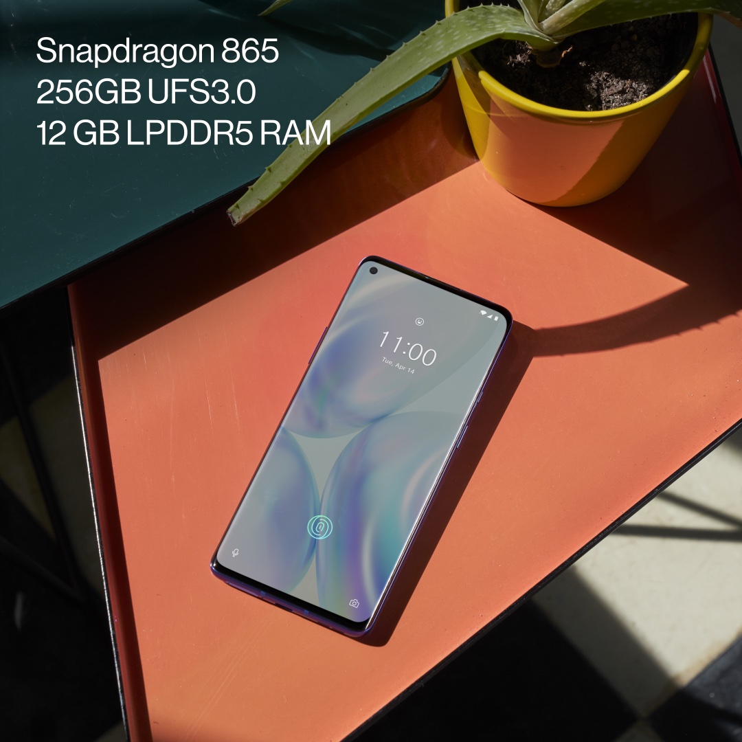 OnePlus 8 KSP card — Snapdragon 865 performance