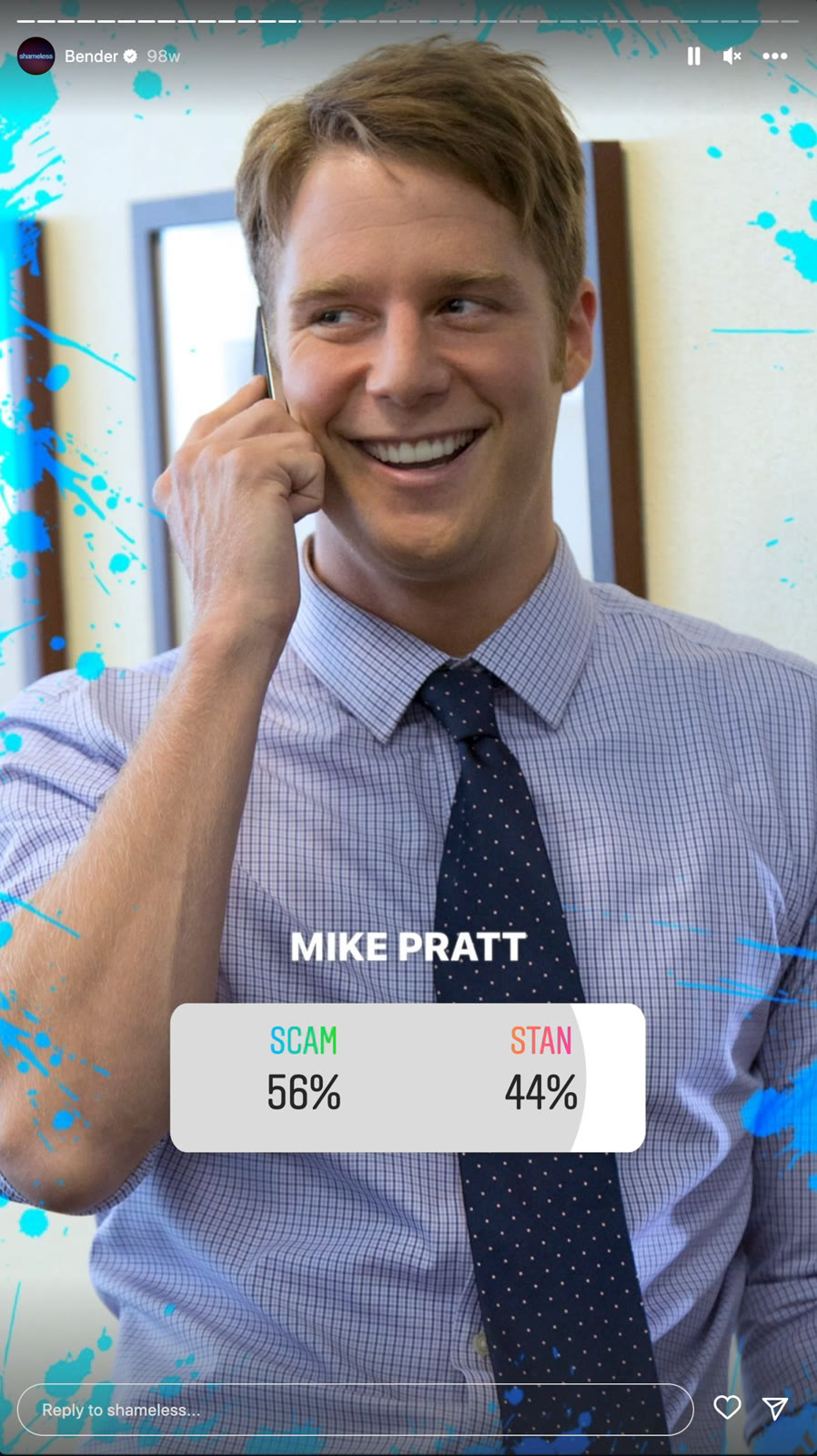 Mike character card