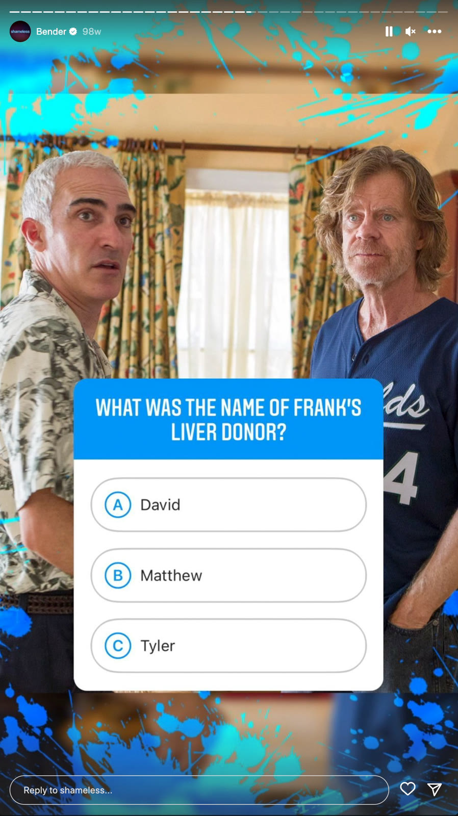 Trivia question card
