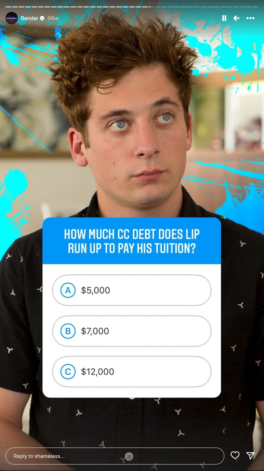 Trivia question card