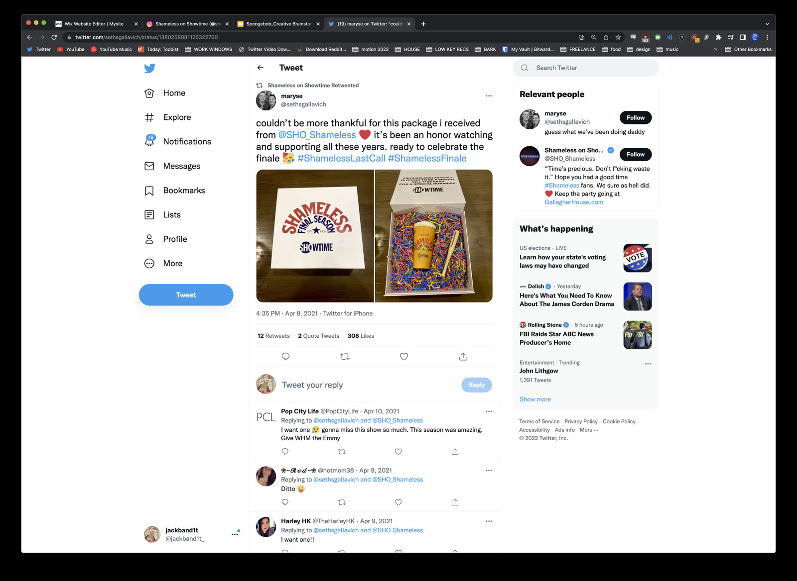 Fan screenshot of a party pack unboxing thread