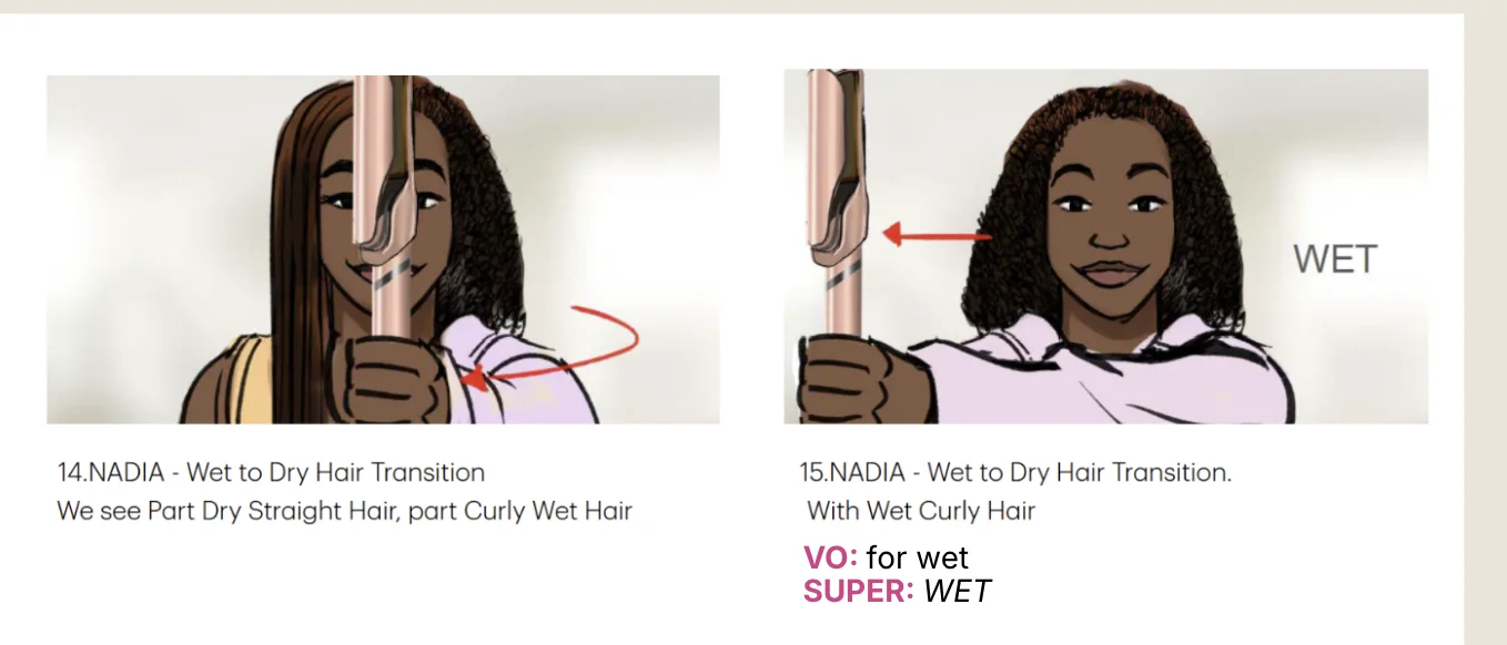 FlexFusion boards — wet to dry hair transition