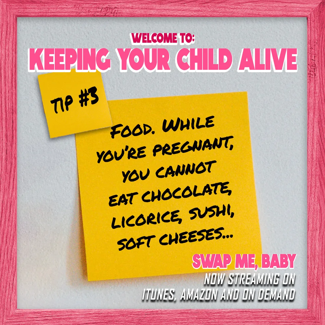 Post-it Tip 3 about food while pregnant