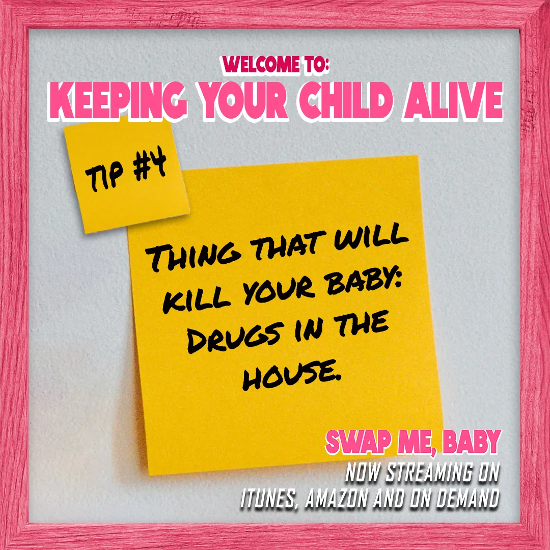 Post-it Tip 4 about drugs in the house