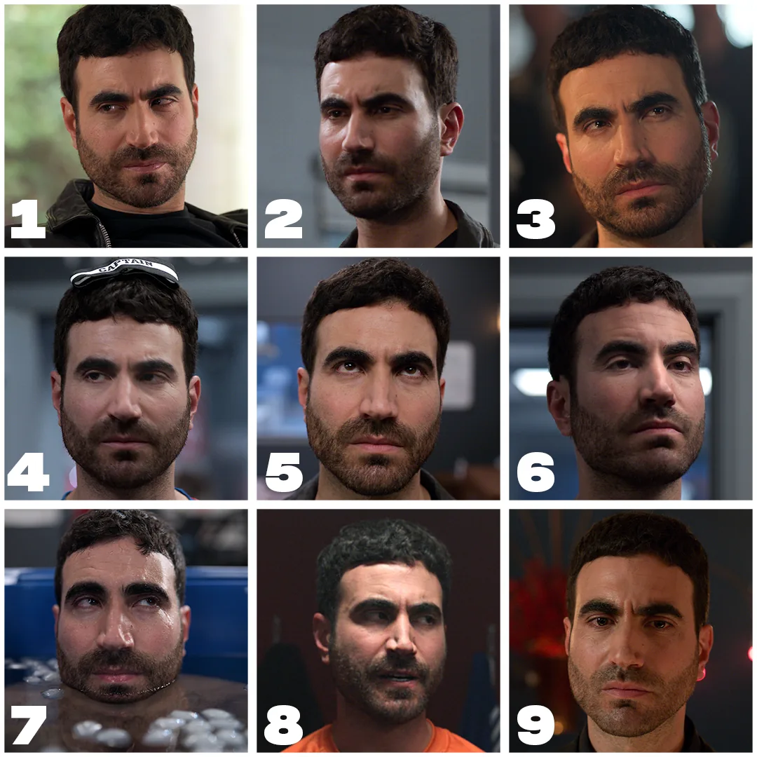 Which Roy are you today? nine-panel graphic