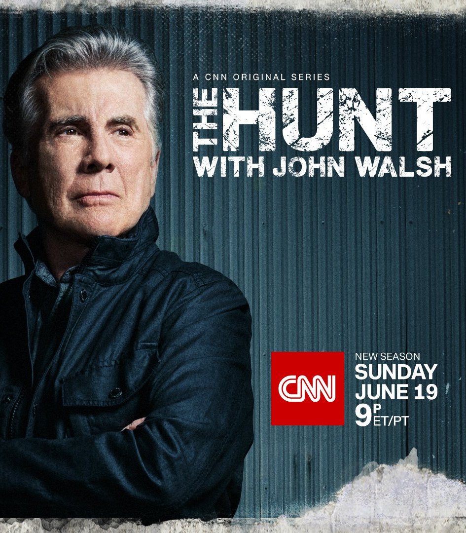 CNN key art for season 3 of The Hunt with John Walsh