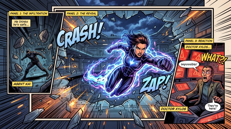 Generated comic panel