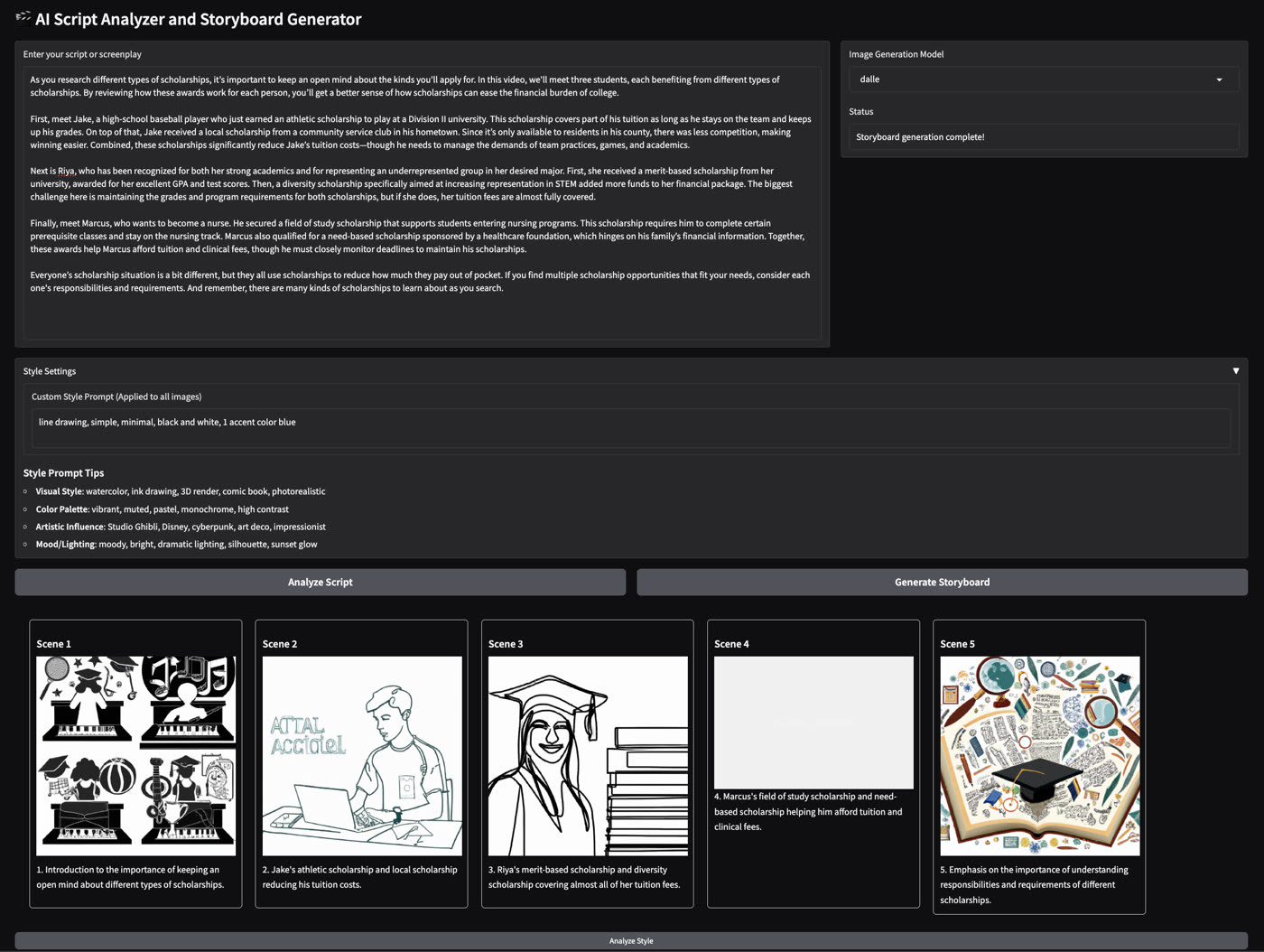 one style prompt, every frame